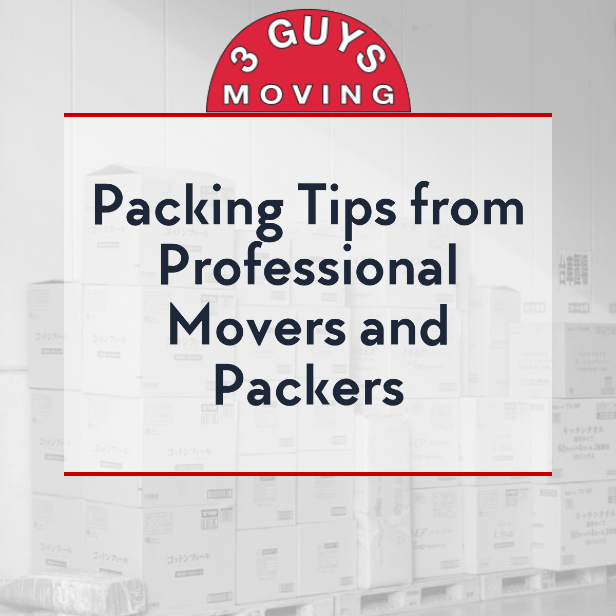 Packing Tips From Professional Movers And Packers
