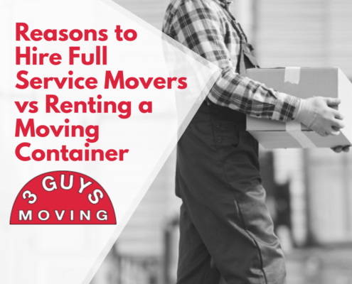 Reasons to Hire Full Service Movers vs Renting a Moving Container 1 Reasons to Hire Full Service Movers