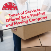 Services Offered By a Packing and Moving Company