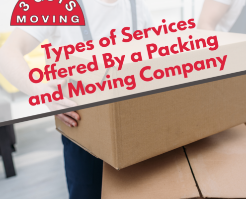 Types of Services Offered By a Packing and Moving Company 8 Services Offered By a Packing and Moving Company