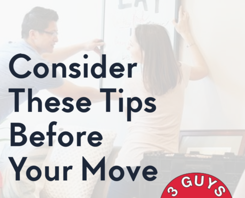 Consider These Tips Before Your Move