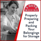 Properly Preparing and Packing Your Belongings for Storage