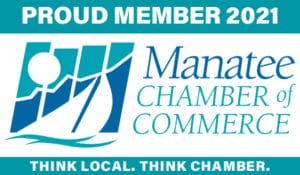 2021 Manatee Chamber of Commerce Proud Member Logo Bradenton Florida Lakewood Ranch Parrish Ellenton Palmetto Anna Maria Island